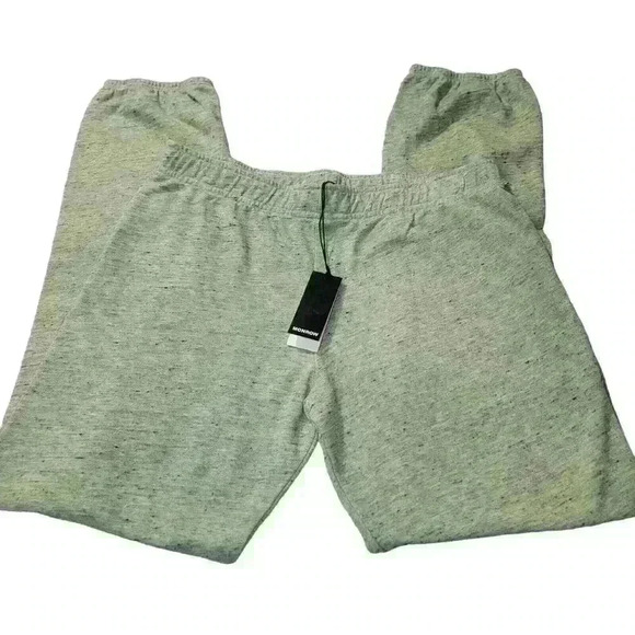 Monrow Sweatpants Womens Small Cotton Pockets Stretch Speckled USA Athleisure - Picture 1 of 16